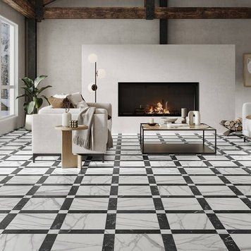 Керамограніт Ceramica Deseo Grace Nero 44x44 см 597749 фото