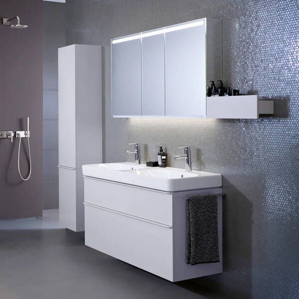 Раковина Geberit Smyle Square 500.223.01.1 120 см подвійна 487526 фото