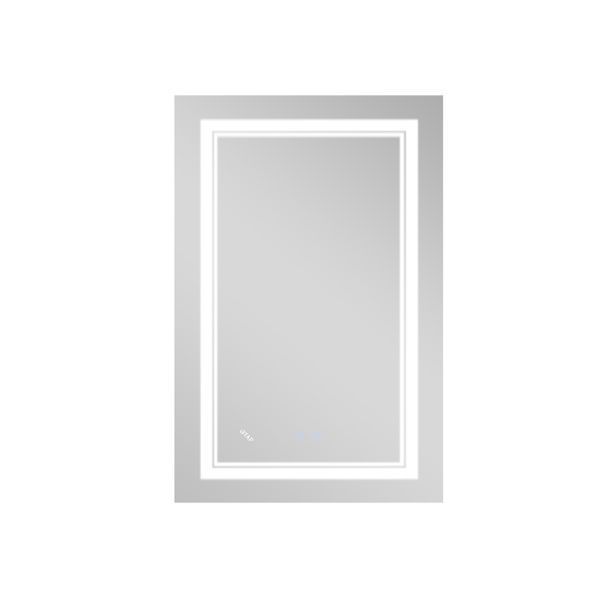 Дзеркало Qtap Cardinal 650х900 з LED-підсвічуванням Touch, з антизапотіванням, з димером, рег. темп. кольору (3000-6500K) Reverse QT0478C6590 SD00052324 фото