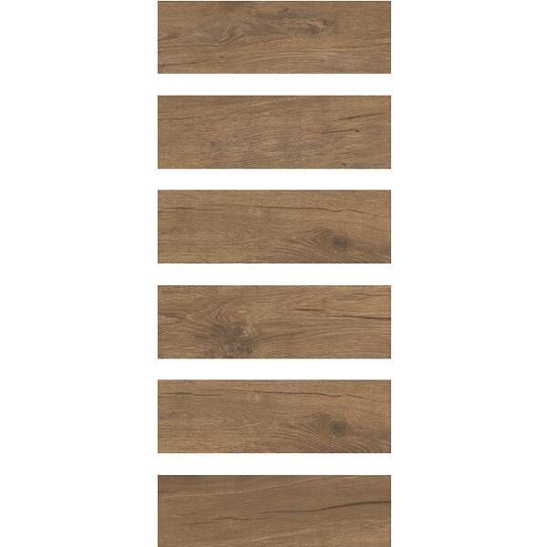 Керамограніт Cersanit Honeywood Brown** 18,5x59,8 см 571199 фото