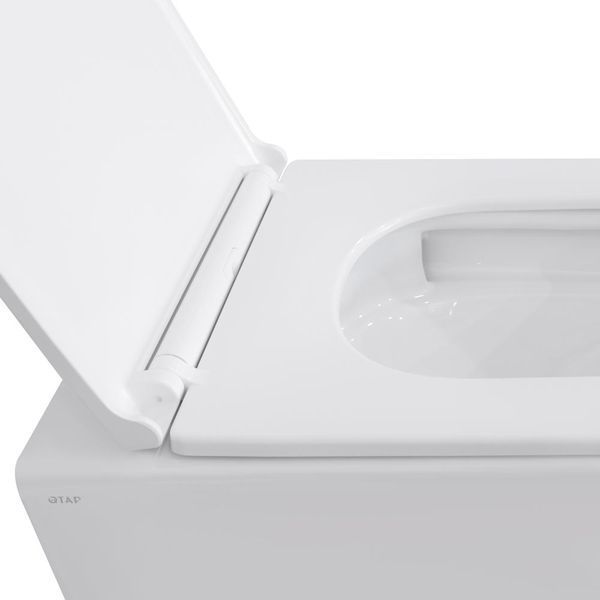 Унитаз подвесной Qtap Gemini безободковый с сиденьем Soft-closeQTGEM26W45430 SD00051554 фото