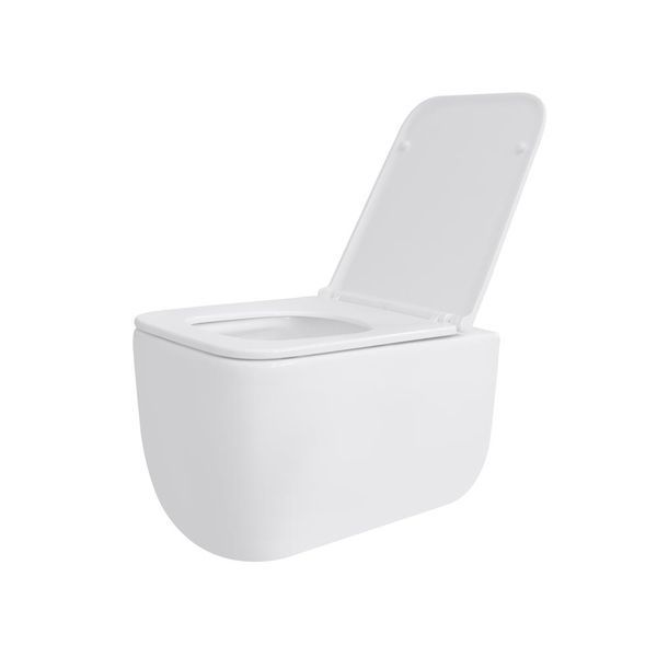 Унитаз подвесной Qtap Gemini безободковый с сиденьем Soft-closeQTGEM26W45430 SD00051554 фото