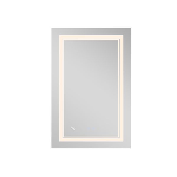 Дзеркало Qtap Cardinal 650х900 з LED-підсвічуванням Touch, з антизапотіванням, з димером, рег. темп. кольору (3000-6500K) Reverse QT0478C6590 SD00052324 фото