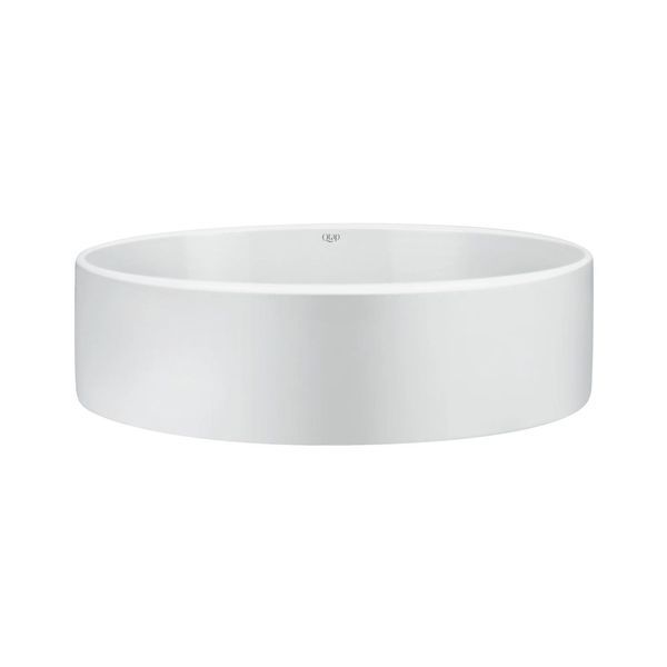 Комплект Qtap Kolibri: Раковина накладная овальная 500x360x140 мм White + Донный клапан PU02 SD00053435 фото