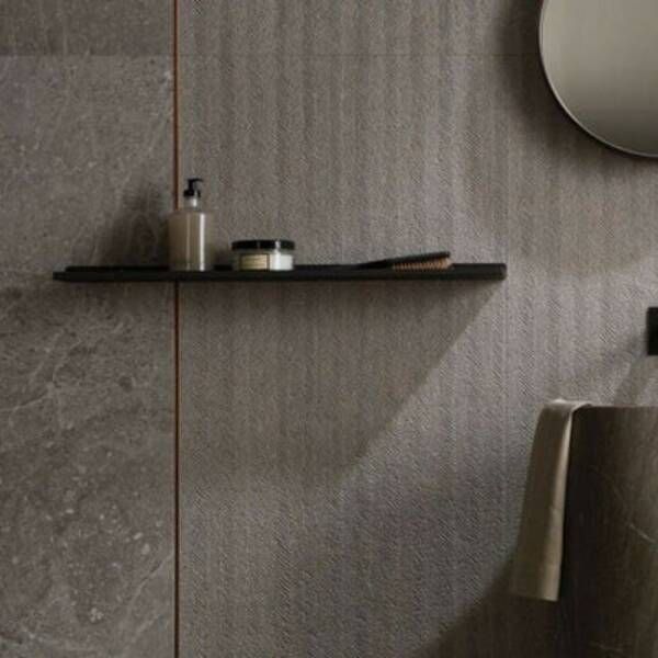 Плитка Porcelanosa Spiga Noir Topo 45x120 см 486750 фото