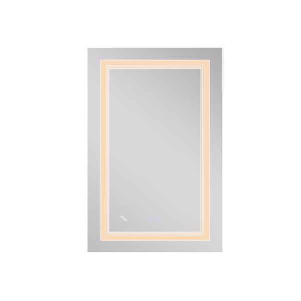 Дзеркало Qtap Cardinal 650х900 з LED-підсвічуванням Touch, з антизапотіванням, з димером, рег. темп. кольору (3000-6500K) Reverse QT0478C6590 SD00052324 фото