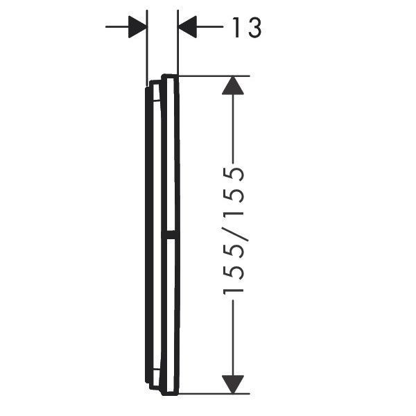 15573000 HG ShowerSelect Comfort E Перемикач режимів прихованого монтажу на 3 режими, хром (1 сорт) 539550 фото