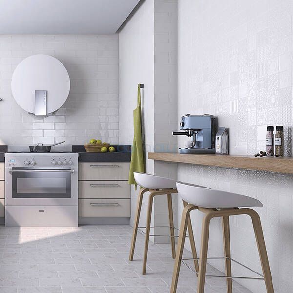 Плитка Monopole Ceramica Blanco Brillo Bis 10x30 см 331406 фото
