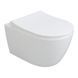 CANTE Rimless унитаз подвесной 51*35,5*33см, сиденье Duroplast Slim slow-closing 82732 фото 1