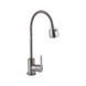 Смеситель для кухни Brinex Pure 015F41 с гибким изливом Nickel BRIPUR015F41NKL SD00053181 фото 4