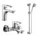 KINK набор смесителей 3в1 (смеситель для умывальника, смеситель для ванны, душевой гарнитур) 71326 фото 1
