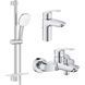 Набiр змiшувачiв 3 в 1 для ванни Grohe Eurosmart UA123238S3 572680 фото 1