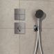 15573000 HG ShowerSelect Comfort E Перемикач режимів прихованого монтажу на 3 режими, хром (1 сорт) 539550 фото 3