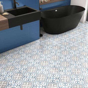 Плитка Ceramica Deseo G Canterbury Blue Mat Pri. 45x45 см 582557 фото