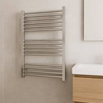 Рушникосушарка водяна Mario INOX Гера 770х530/500, 770х530 см полірована нержавіюча сталь 589130 фото