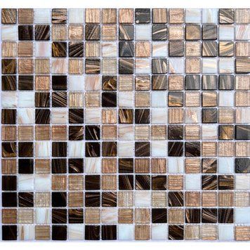 Мозаїка MOZAICA DE LUX V-MOS FE070 LUMINIS BROWN 32,7х32,7 см 598528 фото