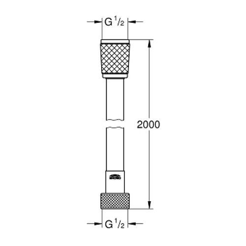 Relexa Flex Шланг для душу 2000мм 63741 фото