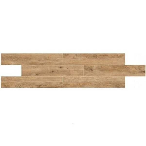 Керамограніт Opoczno Pl+ Rustic Light Brown 19,8x119,8 см 559707 фото