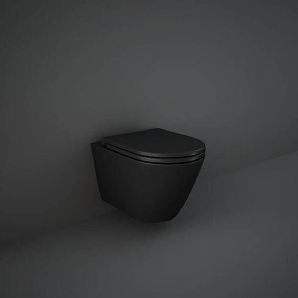 Унітаз підвісний RAK Ceramics FEELING RSTSC3901504 + RST23504A безобідковий із сидінням Soft Close 536391 фото