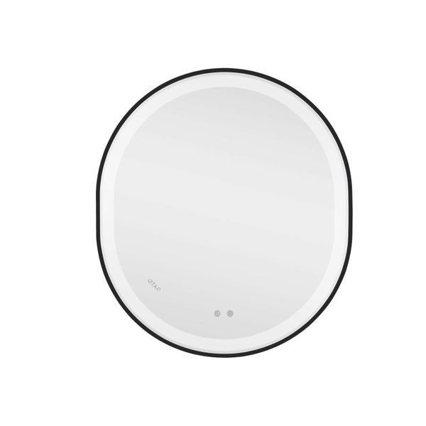 Дзеркало Qtap Gemini 800х700 з LED-підсвічуванням Touch, з антизапотіванням, з димером, рег. темп. кольору (3000-6500K) QT2578R8072B SD00052319 фото