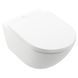 SUBWAY 3.0 подвесной унитаз 37*56см, с TwistFlush / AntiBac, цвет White Alpin 85397 фото 1