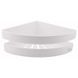 Полка угловая Qtap Police пластиковая QTPL01 White SD00031256 фото 1