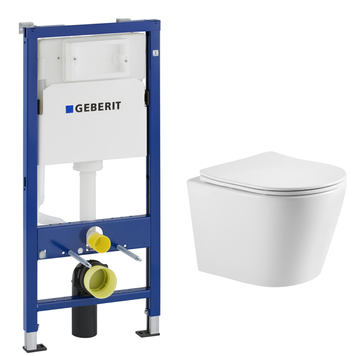Набір інсталяційний: DOBRY унітаз twist, сидіння duroplast +458.103.00.1 DUOFIX Basic інсталяція для унітазу, без клавіші 101603 фото