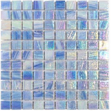 Мозаїка MOZAICO DE LUX V-MOS A010 LUCIDO BLUE 32,7x32,7 см 598521 фото