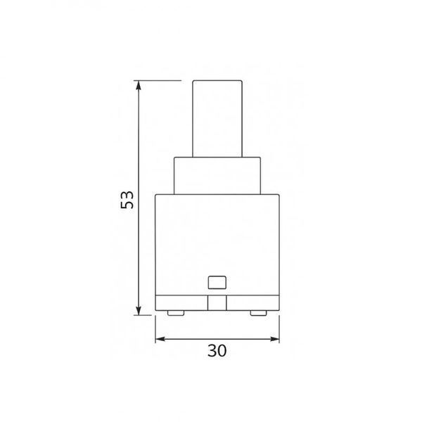 Картридж для смесителя Qtap Spojeni 30 мм QTSPO3048154 SD00054278 фото