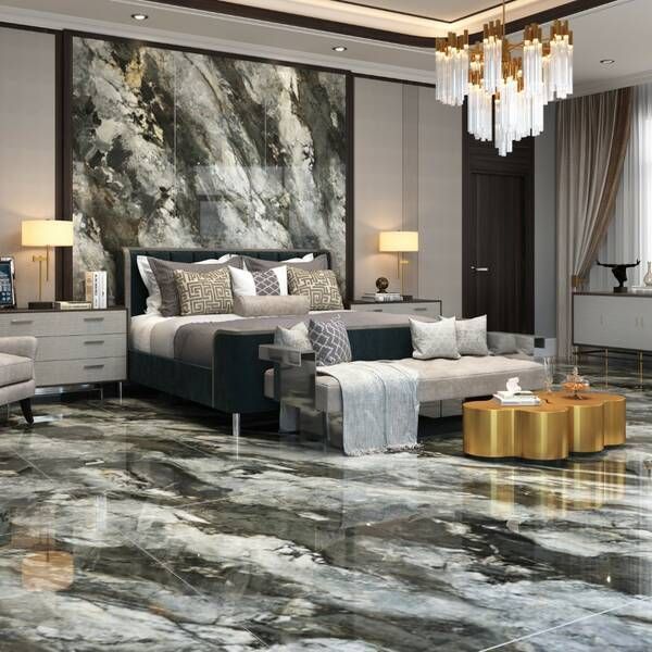 Керамограніт Almera Ceramica-2 WYH10990180GAS Loira Nero 90x180см 549325 фото