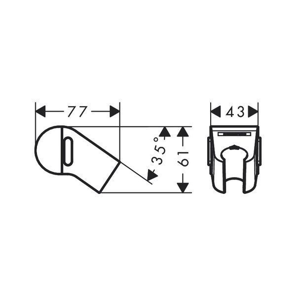 Набір змішувачів HANSGROHE WALLSTORIS 24250670, чорний 81539 фото