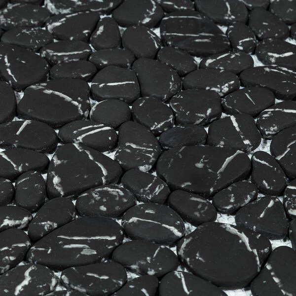 Мозаїка Mozaico De Lux V-Mos VL-426B Black Stone Mosaic 28,5х28,5 см 404244 фото