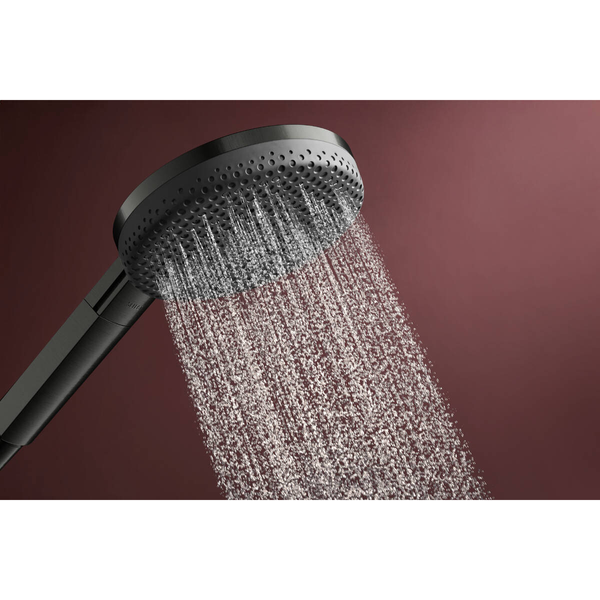 RAINDANCE ALIVE SELECT S ручной душ (3 типа струи RainAir, PowderRain, Massage), шлифованный черный хром 100392 фото