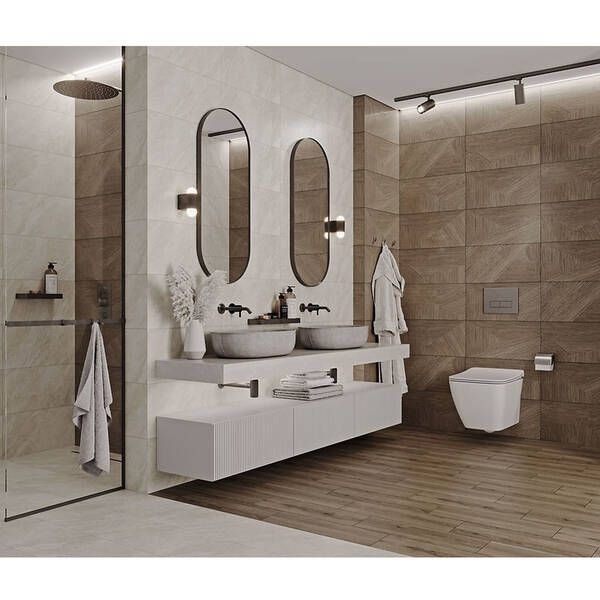 Керамограніт Cersanit Gelios Wood Brown Matt 29,8x59,8 см 591288 фото