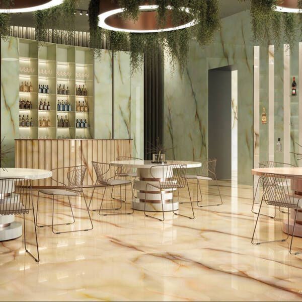 Керамограніт Emil Ceramica Onyx Miele Full Lappato Rett. 60х120 см 560651 фото