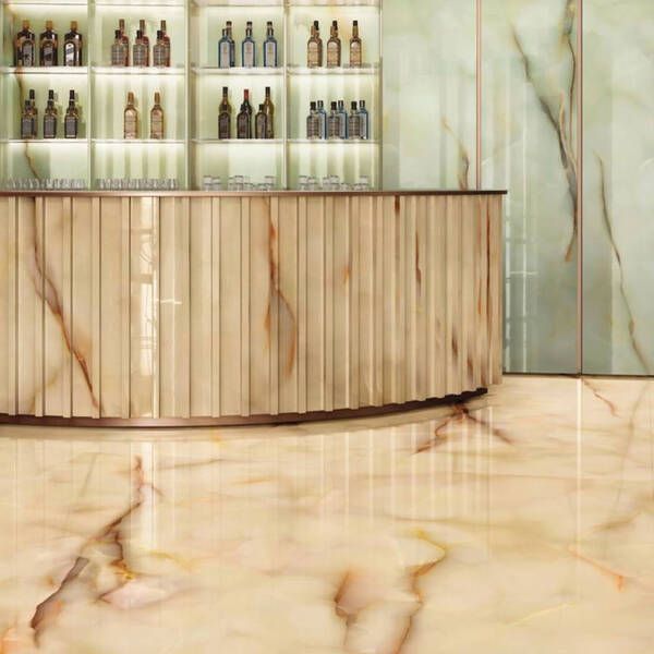 Керамограніт Emil Ceramica Onyx Miele Full Lappato Rett. 60х120 см 560651 фото