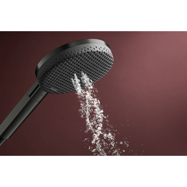 RAINDANCE ALIVE SELECT S ручной душ (3 типа струи RainAir, PowderRain, Massage), шлифованный черный хром 100392 фото