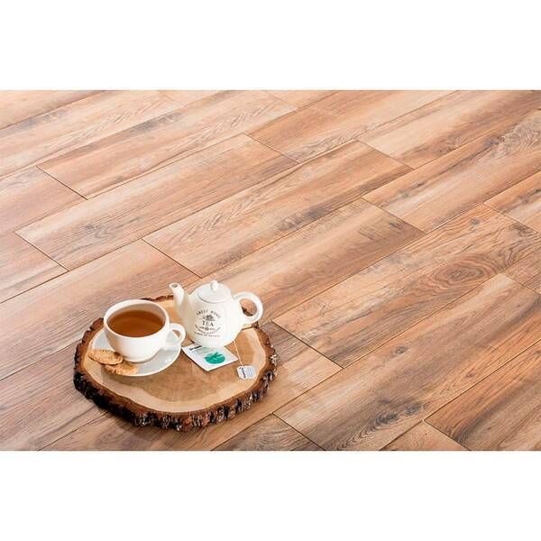 Керамогранит Cerrad Merteak Podloga Honey 17,5x60 см 325086 фото