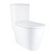 Унітаз-моноблок підлоговий Qtap Swan Ultra Quiet безобідковий з сидінням Soft-close WHITE QT16226080AW SD00052582 фото 1