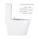 Унітаз-моноблок підлоговий Qtap Swan Ultra Quiet безобідковий з сидінням Soft-close WHITE QT16226080AW SD00052582 фото 4