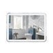 Зеркало Qtap Swan 800х600 с LED-подсветкой Touch, диммер, рег. яркости Reverse QT167814146080W SD00045748 фото 1