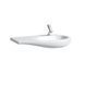 ALESSI ONE раковина-стiлешниця 90*50*16,5см, накладна, лiвосторон. крило-поличка, з отв.пiд змiш., з покриттям LCC 50471 фото 1
