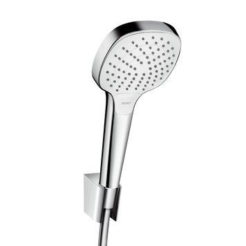 Croma Select E Vario Porter Ручний душ, з утримувачем і шлангом 1,6м, колiр білий 46292 фото