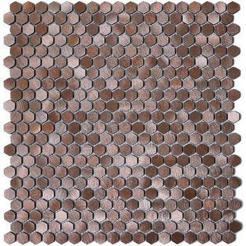 Мозаїка Mozaico De Lux Cl-Mos CCLAYRK23028 Brown Mini Metal 30,4х32,2 см 547396 фото