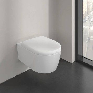 Унитаз подвесной Villeroy&Boch Skyla 5656CL01 DirectFlush с крышкой QuickRelease/SoftClose с турбосмывом 601770 фото