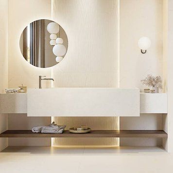 Плитка Porcelanosa Via Marmol Crema Bone 100381246 45х120 см 596434 фото
