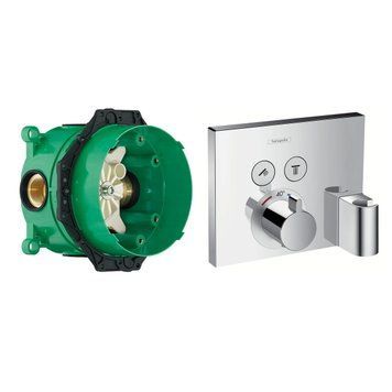 SHOWER Select термостат для 2х споживачiв, СМ + IBOX universal прихована частина для змiшувача (у подарунок) 76745 фото
