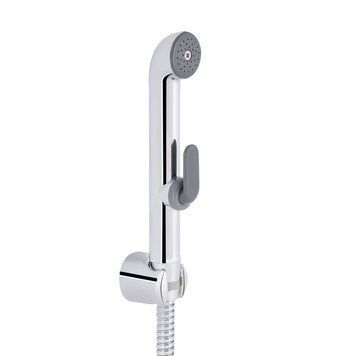 Набор для гигиенического душа Qtap Inspai-Varius округлый QTSETCRMA021 Chrome/Grey (Set) SD00035713 фото