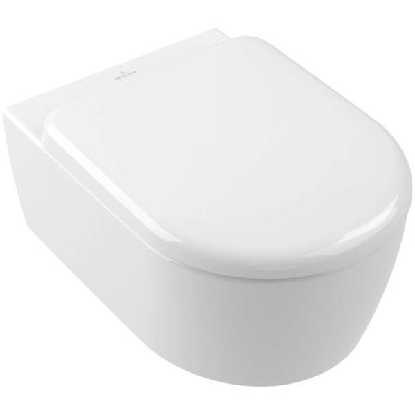 Унітаз підвісний Villeroy&Boch Skyla 5656CL01 DirectFlush з кришкою QuickRelease/SoftClose з турбозмивом 601770 фото