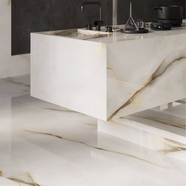 Керамогранит Emil Ceramica Pure Onyx Perla Full Lappato Rett. 120x278 см 560643 фото